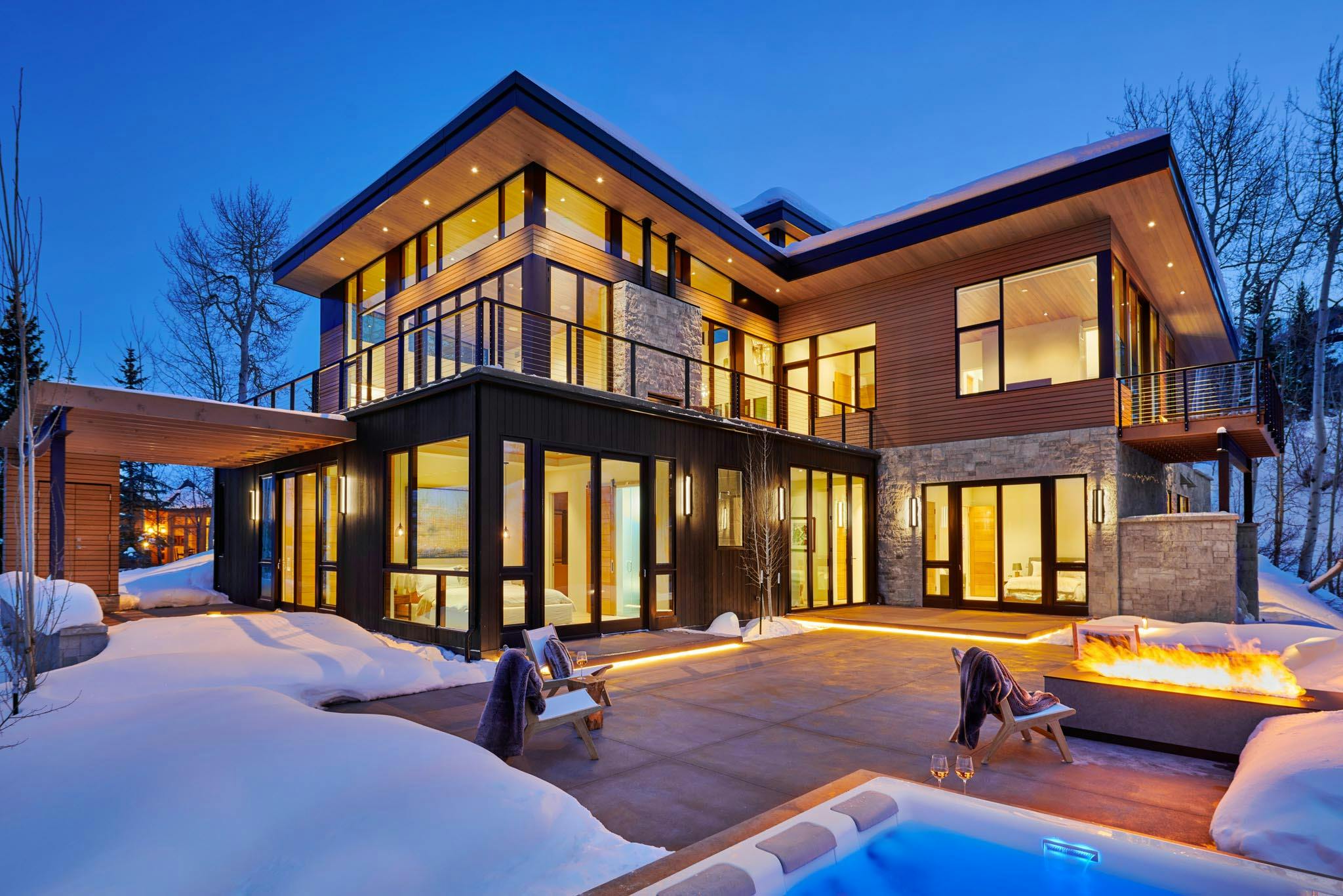 weather performing operable glass walls in snowmass colorado