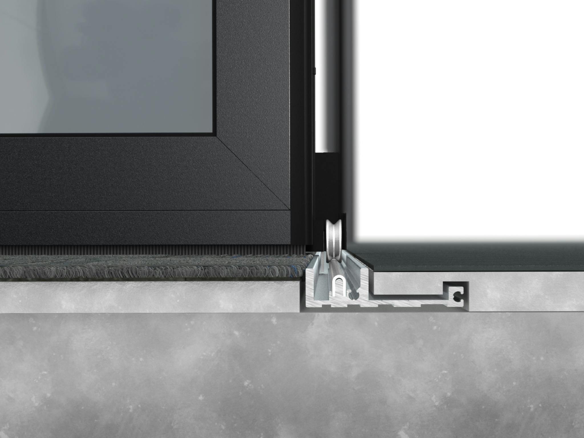 minimal surface mounted sill for ADA compliance in schools