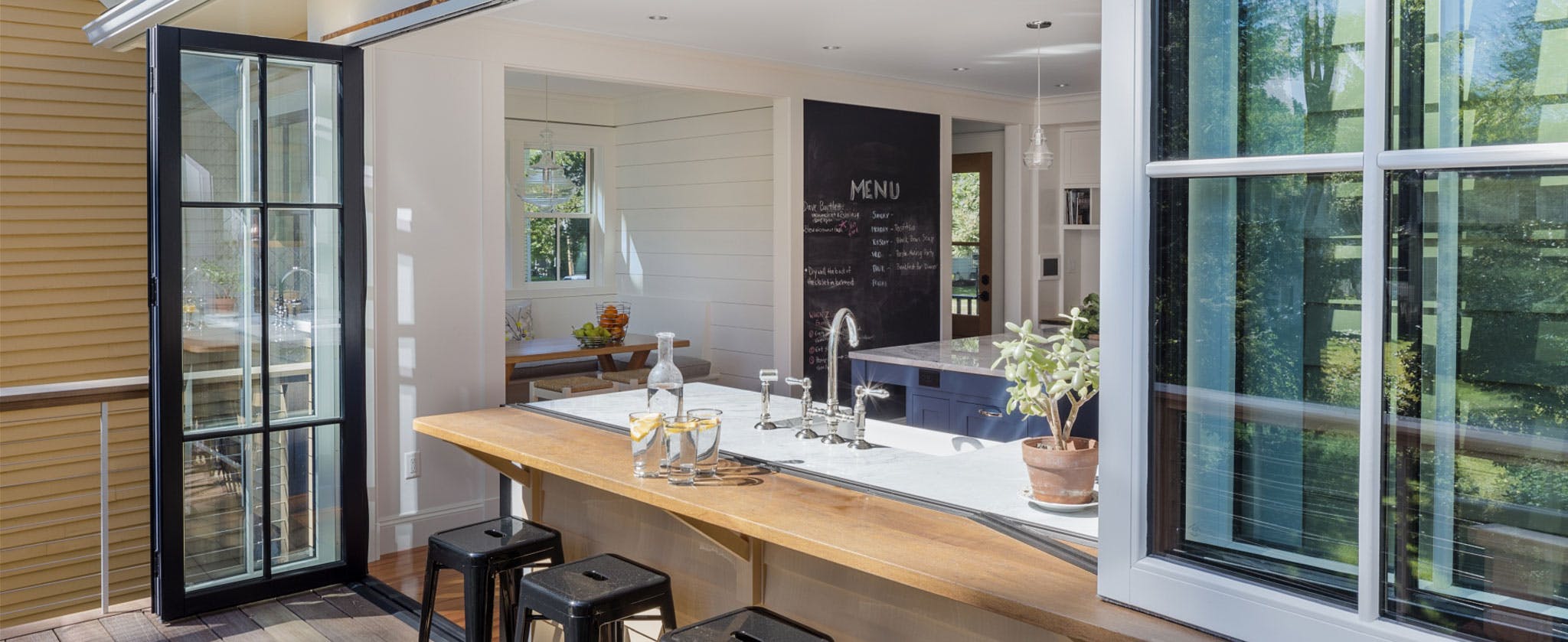 folding glass patio doors